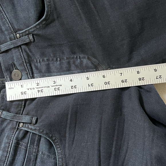 Citizens of Humanity Elsa Mid Rise Slim Crop Wren Washed Black Jeans Womens 24 - Picture 15 of 16